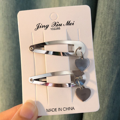 Europska i američka osobnost Metalni privjesak BB kopča Cool Girl kopča za kosu kopča za šiške Jednostavni prikladni dodaci za kosu za žene