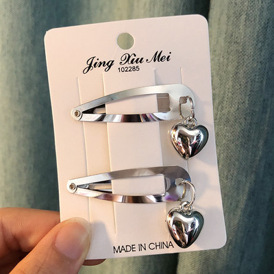 Europska i američka osobnost Metalni privjesak BB kopča Cool Girl kopča za kosu kopča za šiške Jednostavni prikladni dodaci za kosu za žene