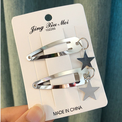 Europska i američka osobnost Metalni privjesak BB kopča Cool Girl kopča za kosu kopča za šiške Jednostavni prikladni dodaci za kosu za žene