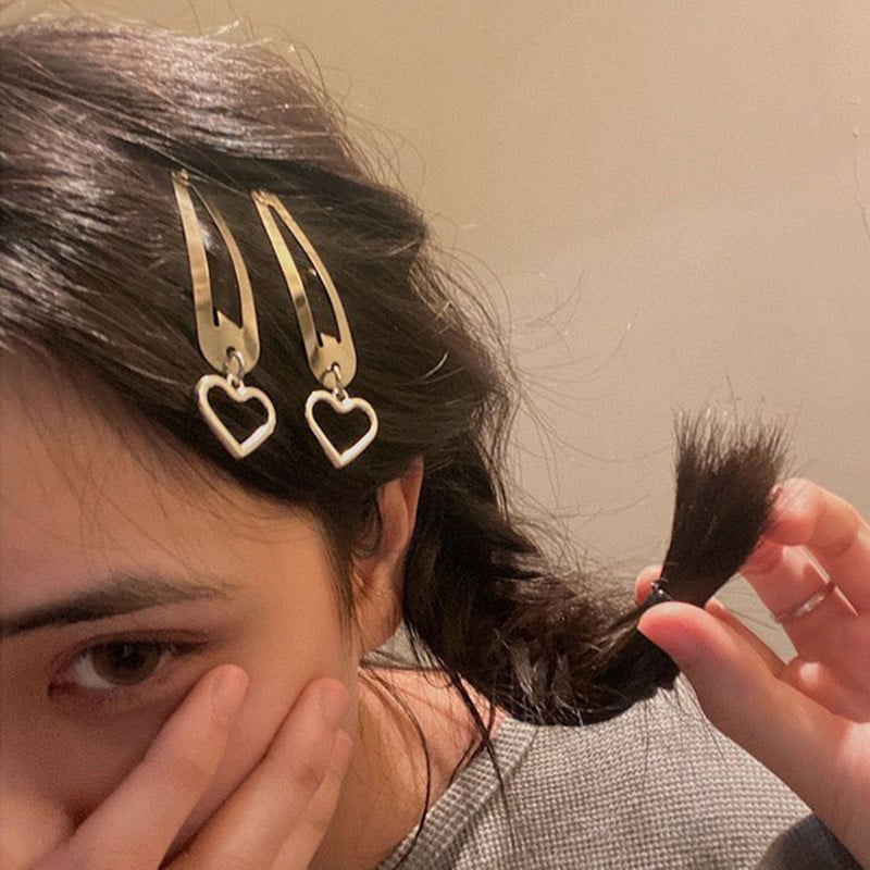 Europska i američka osobnost Metalni privjesak BB kopča Cool Girl kopča za kosu kopča za šiške Jednostavni prikladni dodaci za kosu za žene