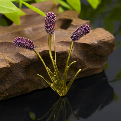 Винтидж цветни листа Перлена брошка Игли Растителни брошки за жени Модни бижута Аксесоари за парти облекло Елегантен женски подарък