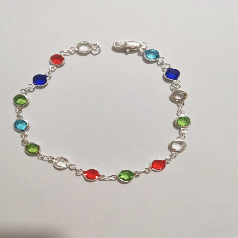 Culoarea curcubeu, cristal, gleznă, brățări pentru femei, stil etnic, lanț, gleznă, 2021, modă, farmec simplu, bijuterii pentru picioare, cadouri pentru doamne