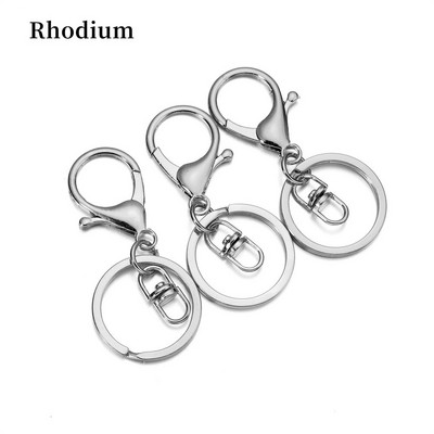 5 bucăți/lot breloc inel 30 mm breloc lung 70 mm închizătoare homar lanț cârlig chei pentru fabricarea de bijuterii furnituri