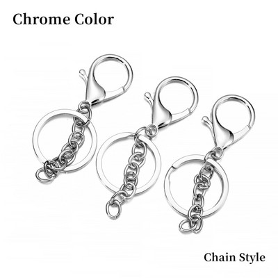 5 bucăți/lot breloc inel 30 mm breloc lung 70 mm închizătoare homar lanț cârlig chei pentru fabricarea de bijuterii furnituri