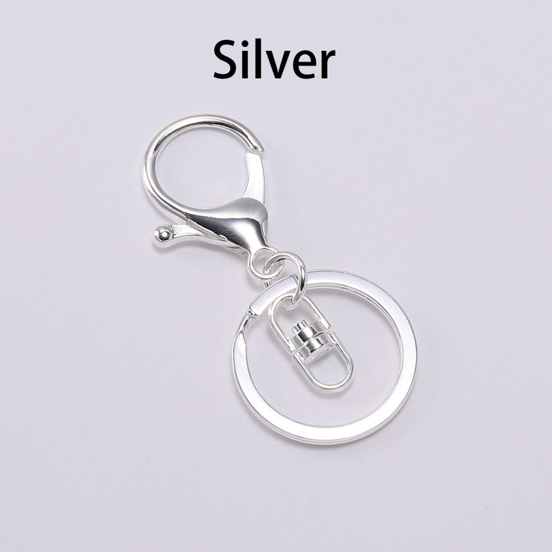 5 bucăți/lot breloc inel 30 mm breloc lung 70 mm închizătoare homar lanț cârlig chei pentru fabricarea de bijuterii furnituri