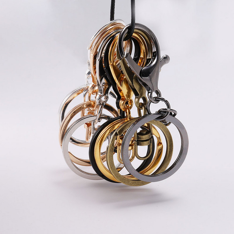 5 bucăți/lot breloc inel 30 mm breloc lung 70 mm închizătoare homar lanț cârlig chei pentru fabricarea de bijuterii furnituri