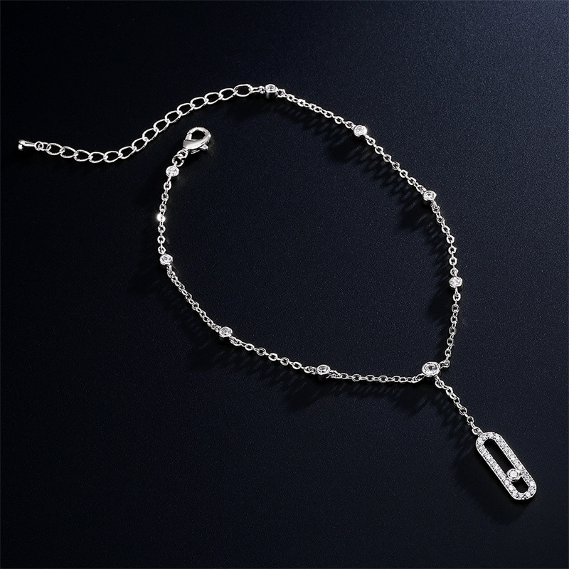 RAKOL, zirconiu cubic, gleznă ovală cu pandantiv pentru femei, INS 2022, sandale la modă, accesorii de plajă, bijuterii cadou de petrecere din Hawaii