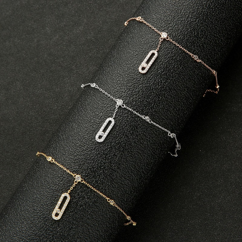 RAKOL, zirconiu cubic, gleznă ovală cu pandantiv pentru femei, INS 2022, sandale la modă, accesorii de plajă, bijuterii cadou de petrecere din Hawaii