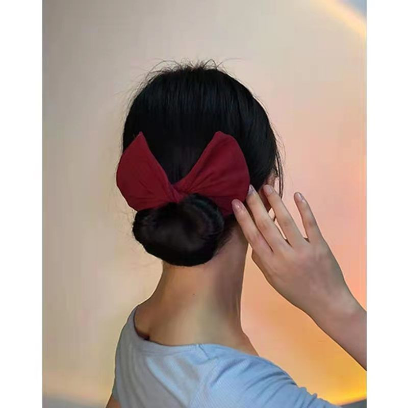 Uvrnute kopče za kosu New Pure Colour Magic Lazy Bowknot Balls Žičana glava Dish Traka za kosu Kopča Modni dodaci za žene