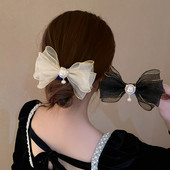 Mašne za kosu Biserne kopče za kosu Ukosnice od šifona Ukosnice Ukosnice za vjenčanje Korejsko ljeto Kopica za kosu Drške za kosu Dodaci za žene Novo