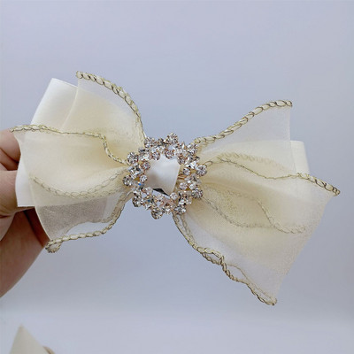 Mašne za kosu Biserne kopče za kosu Ukosnice od šifona Ukosnice Ukosnice za vjenčanje Korejsko ljeto Kopica za kosu Drške za kosu Dodaci za žene Novo