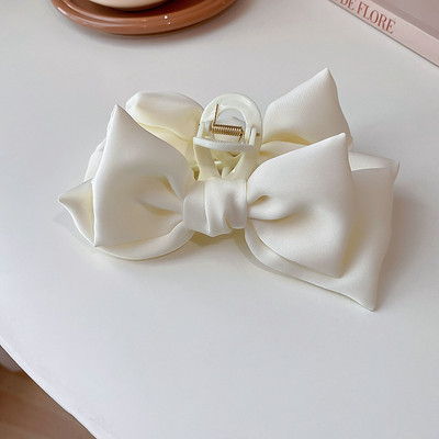 Големи шноли за коса с панделка от сатен