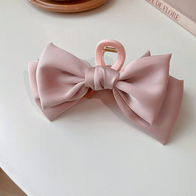 Големи шноли за коса с панделка от сатен