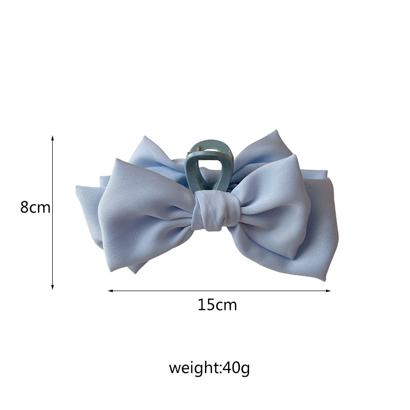 Големи шноли за коса с панделка от сатен