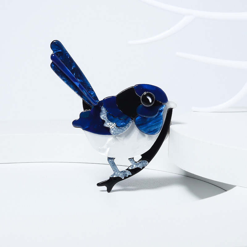 Ručno izrađeni akrilni broševi sa životinjama i pticama za žene, muškarce, ljupke kućne ljubimce koji sjede, ležerne broševe za zabave, igle, darove, nakit, dodatke