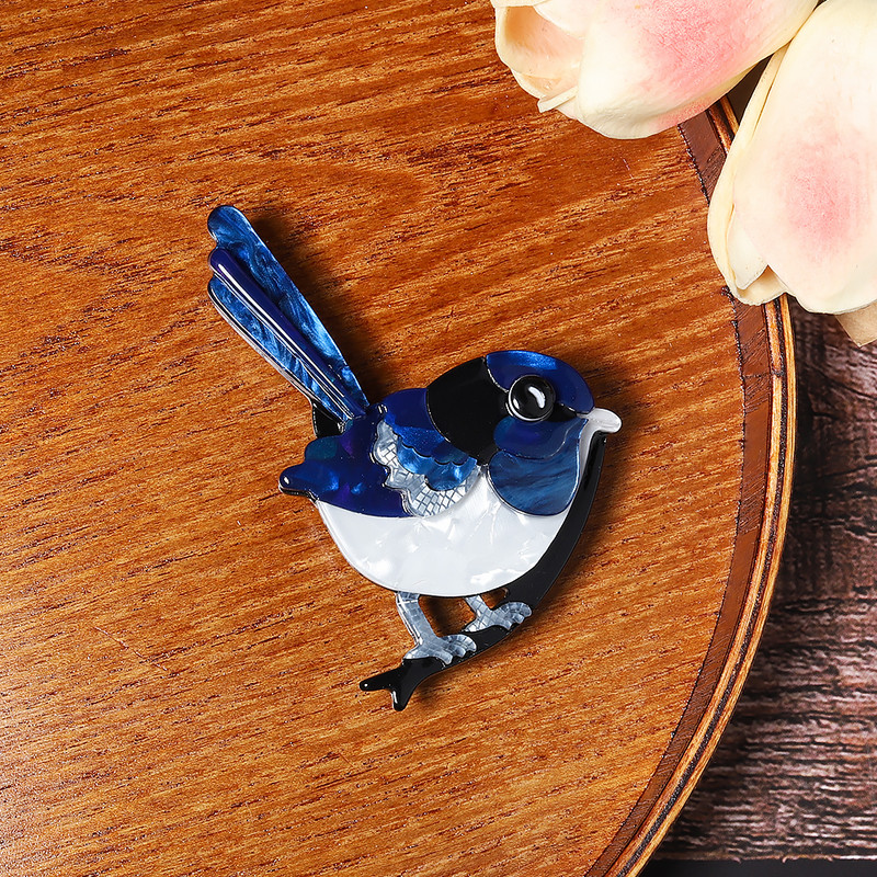 Ručno izrađeni akrilni broševi sa životinjama i pticama za žene, muškarce, ljupke kućne ljubimce koji sjede, ležerne broševe za zabave, igle, darove, nakit, dodatke