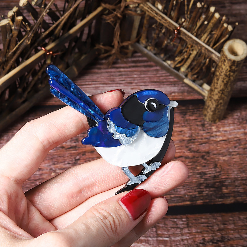 Ručno izrađeni akrilni broševi sa životinjama i pticama za žene, muškarce, ljupke kućne ljubimce koji sjede, ležerne broševe za zabave, igle, darove, nakit, dodatke