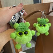 Privjesak s krznom zeca Mini Rex Pahuljasti privjesci za ključeve Drangulije Pom Pom Privjesak za ključeve Drangulije Pomponi Privjesci za ključeve