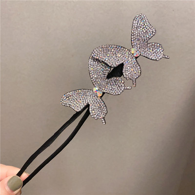 Biserne kopče za kosu Igle Lazy Držač za konjski rep Mašne Loptice Žičana punđa Glava Posuda Traka za kosu Kopča Gumice za kosu Dodaci za žene