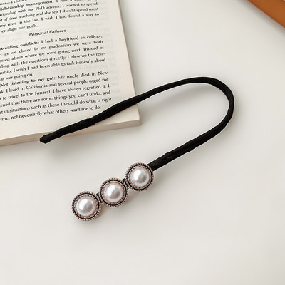 Biserne kopče za kosu Igle Lazy Držač za konjski rep Mašne Loptice Žičana punđa Glava Posuda Traka za kosu Kopča Gumice za kosu Dodaci za žene