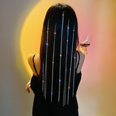 Lanț pentru cap cu strasuri strălucitoare Agrafă de păr invizibilă Agrafă de păr Bijuterii pentru toaletă de lux Ornamente de mireasă cu ciucuri lungi Accesorii pentru păr