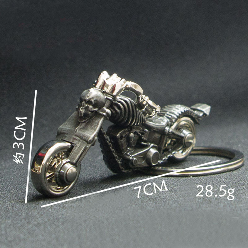 Nou Breloc Motocicletă Personalitate Craniu Motocicletă Breloc Mașină Breloc Geanta Pandantiv Cadou Breloc Bijuterii K3120