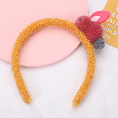 Bentite drăguțe de iepure din lână de iarnă pentru femei Bentite de păr din pluș Scrunchies coreeană Kawaii Ace accesorii de păr pentru fete