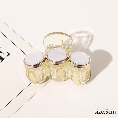 Coreeană Big Barrette Agrafe mari pentru gheare de păr Suport pentru coadă de cal Agrafă pentru gheare de păr Ace negru Accesorii de păr la modă pentru femei