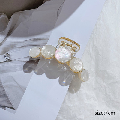 Coreeană Big Barrette Agrafe mari pentru gheare de păr Suport pentru coadă de cal Agrafă pentru gheare de păr Ace negru Accesorii de păr la modă pentru femei