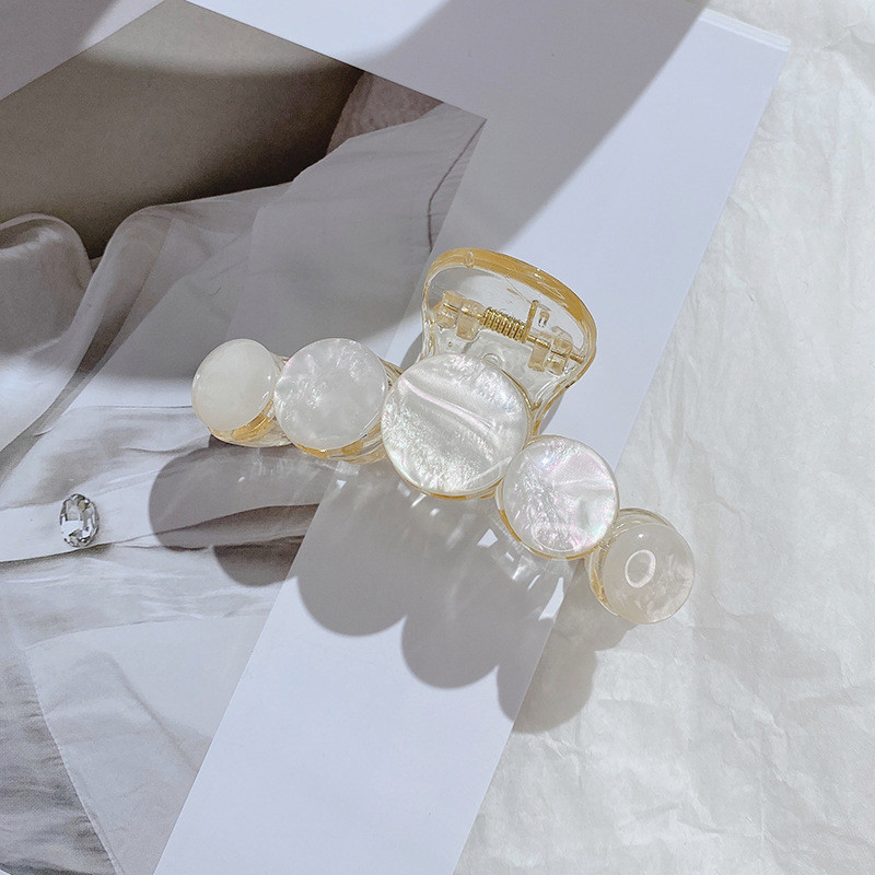 Coreeană Big Barrette Agrafe mari pentru gheare de păr Suport pentru coadă de cal Agrafă pentru gheare de păr Ace negru Accesorii de păr la modă pentru femei