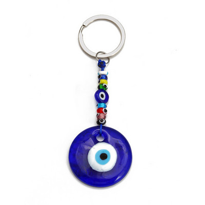 LUCKY EYE Tree Fatima Hamsa Mână Evil Eye Pandantiv Breloc de culoare argintie Inel Breloc Mașină Breloc pentru Femei Bărbați Bijuterii BE29