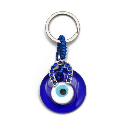 LUCKY EYE Tree Fatima Hamsa Mână Evil Eye Pandantiv Breloc de culoare argintie Inel Breloc Mașină Breloc pentru Femei Bărbați Bijuterii BE29