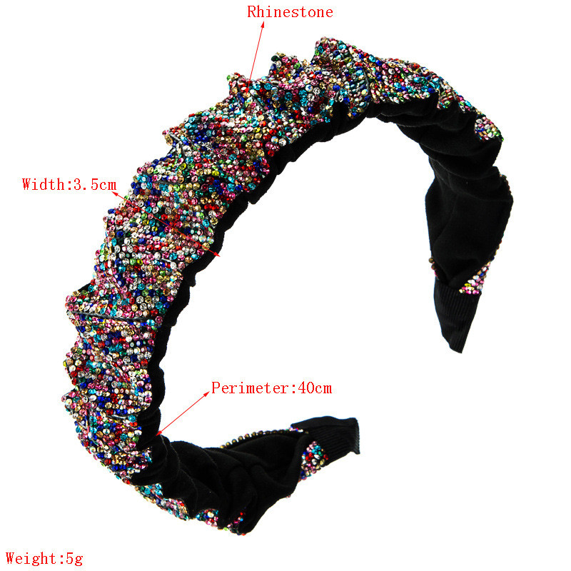 Bling Bling strasuri benzi de păr pentru femei designer de lux strălucitor cu diamante riduri arc benzi pentru cap pentru nuntă accesorii de păr