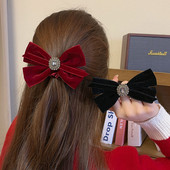 Flanelske mašne Rezine za kosu Vezice Korejski luksuzni kristalni konop Elastične gumice Držač za konjski rep Djevojački dodaci za kosu za žene