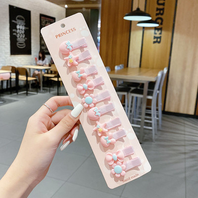 10Pcs/Set Crtane korejske gumice za kosu Dječje gumice za kosu Slatke voćne gumice Držač za rep za djevojčice Kawaii kopče za dodatke za kosu