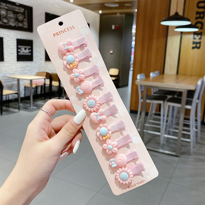 10Pcs/Set Crtane korejske gumice za kosu Dječje gumice za kosu Slatke voćne gumice Držač za rep za djevojčice Kawaii kopče za dodatke za kosu