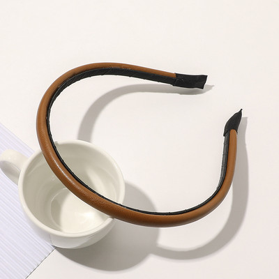 Svijetle šarene PU kožne trake za kosu Pokrivala za glavu za djevojke Modni dizajneri Mašne s čvorovima Trake za glavu Dodaci za kosu za žene