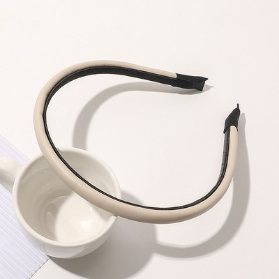 Svijetle šarene PU kožne trake za kosu Pokrivala za glavu za djevojke Modni dizajneri Mašne s čvorovima Trake za glavu Dodaci za kosu za žene