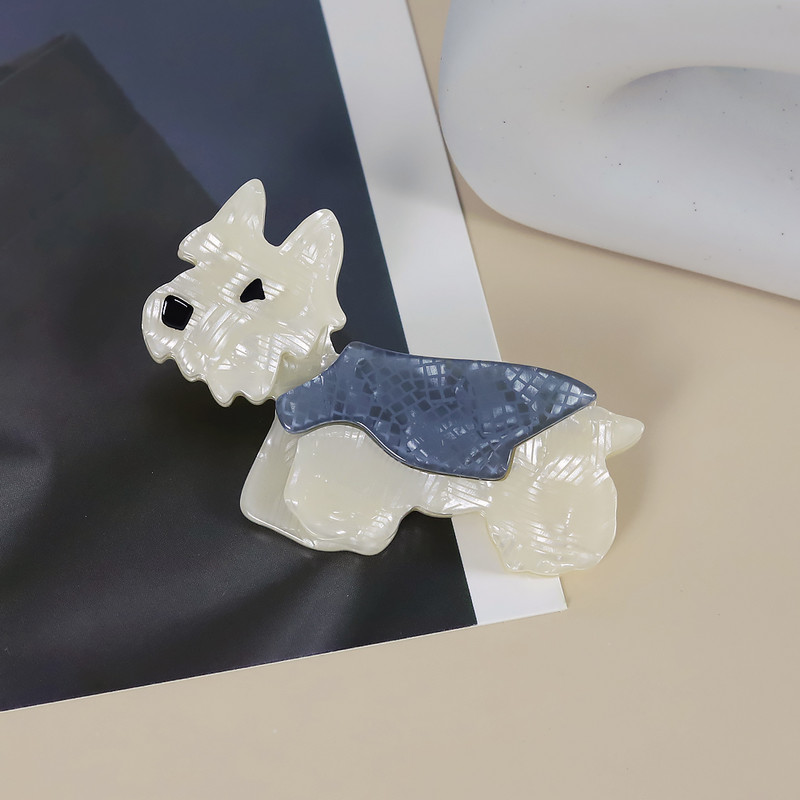 Ace drăguț pentru broșă de câine din acrilic, lucrate manual, pentru femei, fete, desene animate, broșă cu animale minunate, ace de rever, bijuterii de petrecere, cadouri de Crăciun