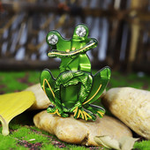 Frumusețe strasuri arcylic broaște lucrate manual broșe femei unisex petrecere cu animale ocazional broșă ace bijuterii cadouri