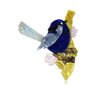 Vii, multicolore, ace pentru broșă de păsări, broșe de calitate, lucrate manual, arcylic Ainmal, bijuterii de designer de Anul Nou, cadou cu ridicata