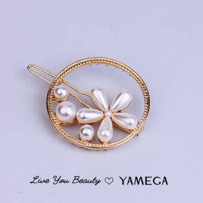 Agrafe de păr cu perle unice de modă Accesorii pentru păr Nuntă Triunghi de aur Agrafe de păr geometrice Piesă pentru cap Ace de păr pentru femei, fete