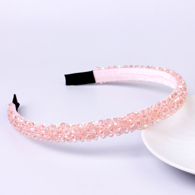 Bentite cu mărgele de cristal pentru femei Luxxury Benzi de păr de designer lucrate manual Benzi pentru cap cu arc cu cerc cu ridicata Accesorii pentru păr de nuntă