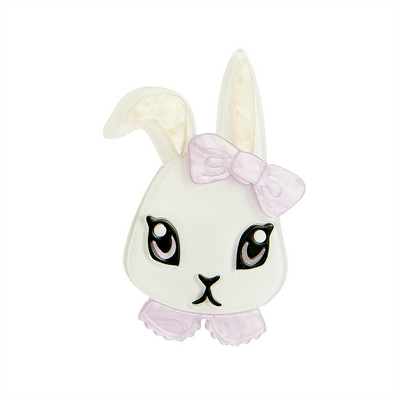 MEYRROYU 2022 Modni akrilni slatki broš sa zecom Ženski pretjerani crtani slatki broš s reverom, nakit, poklon, veleprodaja