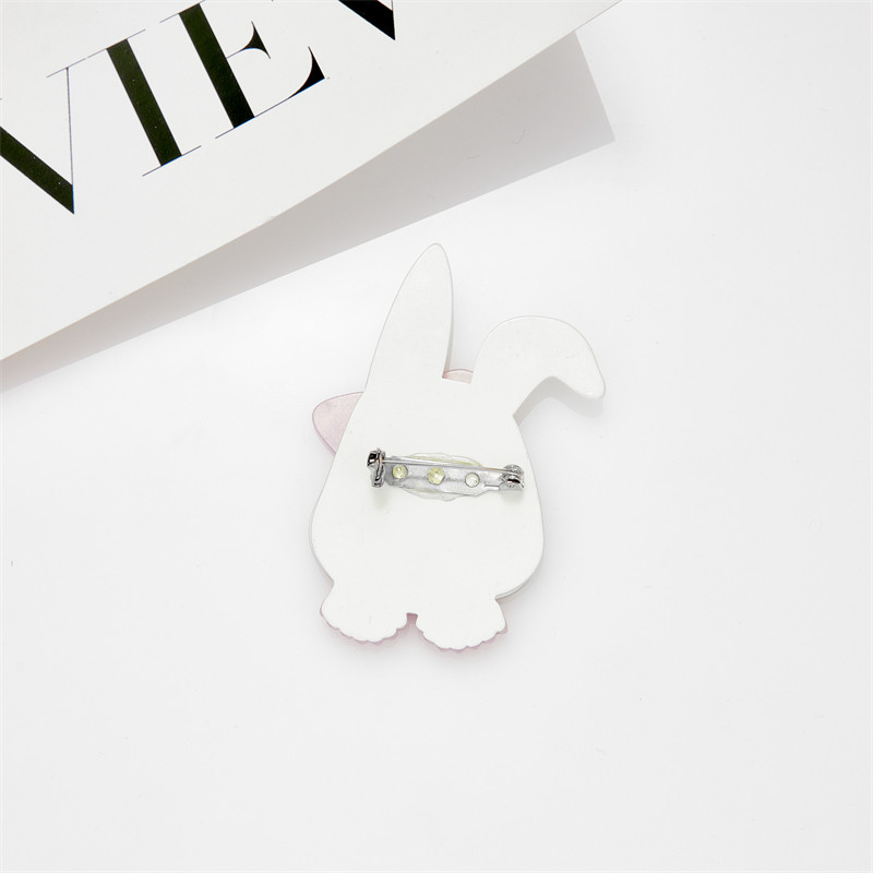 MEYRROYU 2022 Modni akrilni slatki broš sa zecom Ženski pretjerani crtani slatki broš s reverom, nakit, poklon, veleprodaja