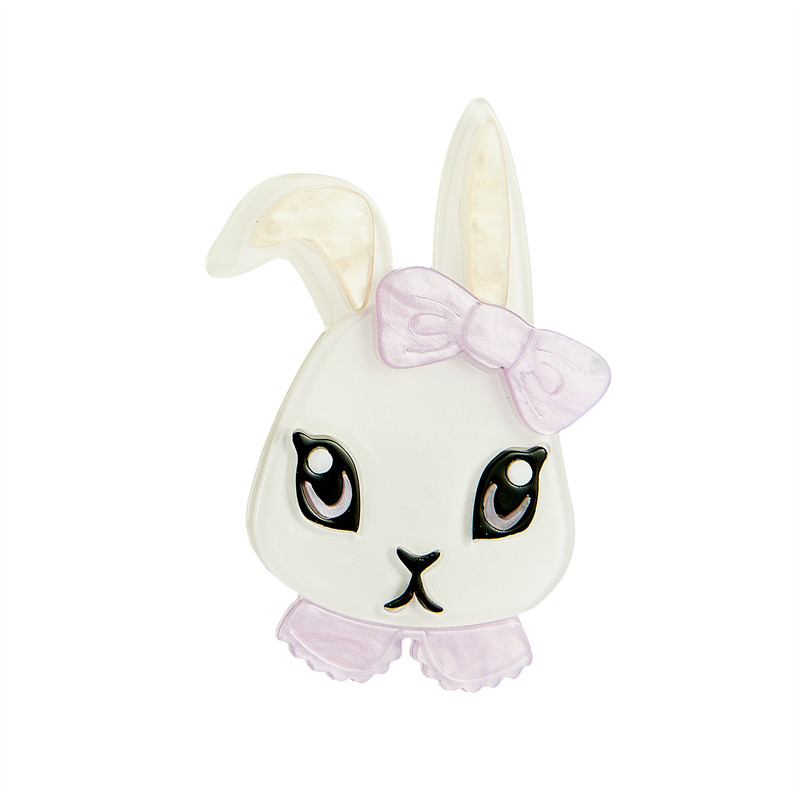 MEYRROYU 2022 Modni akrilni slatki broš sa zecom Ženski pretjerani crtani slatki broš s reverom, nakit, poklon, veleprodaja