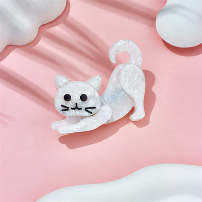 MEYRROYU Broșe cu oaie de desene animate pentru femei, material acrilic elegant, insignă pentru animale de companie, accesorii pentru cadou de Crăciun, bijuterii Брошь