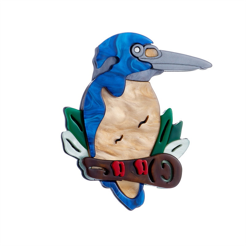 MEYRROYU Roztomilé vtáčie tvary pre ženy, brošne z akrylového materiálu, vtáky, páv, sova, dámske špendlíky, brošňa, krásny štýl, dievčenské šperky, darčeky