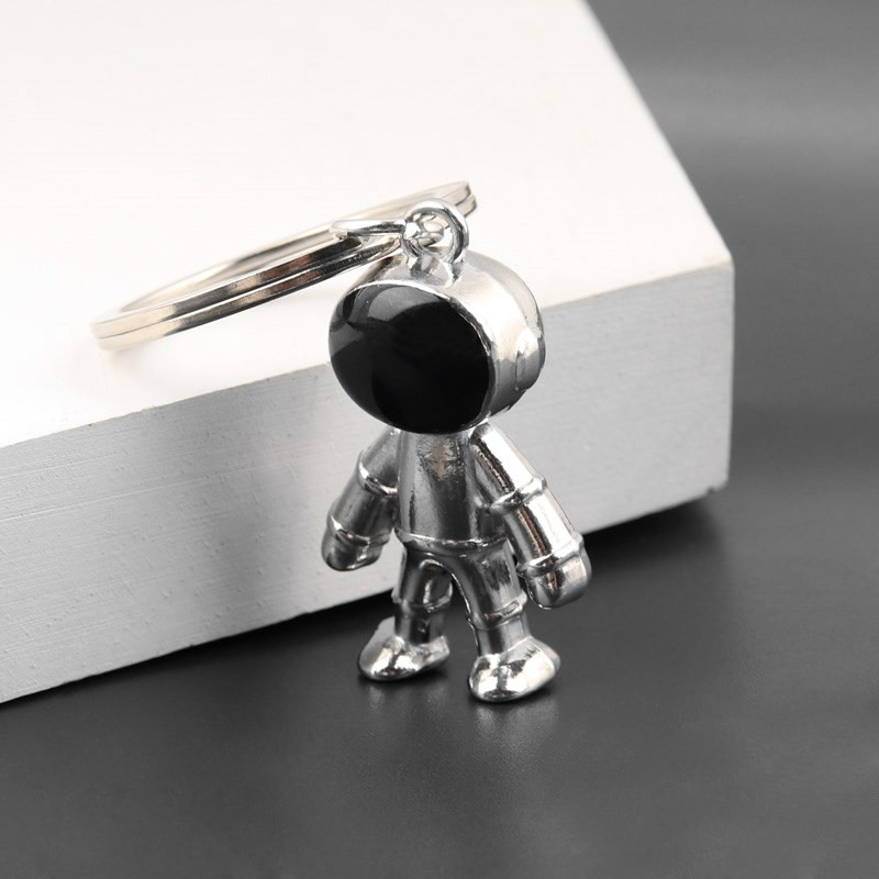 Nou breloc 3D astronaut Cosmonaut Breloc Spaceman Rocket World Univers Breloc cadou pentru iubit Bijuterii DIY lucrate manual