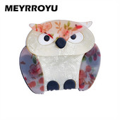 MEYRROYU Broșe acrilice pe haine Broșe drăguțe în formă de bufniță de înaltă calitate pentru femei Ace noi pentru fete Bijuterii pe genți